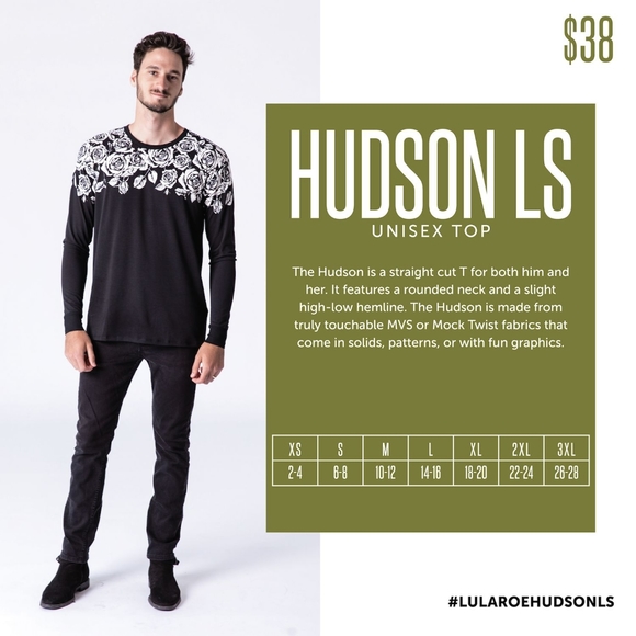 LulaRoe Unisex Long Sleeved Hudson Size XS - Picture 4 of 5